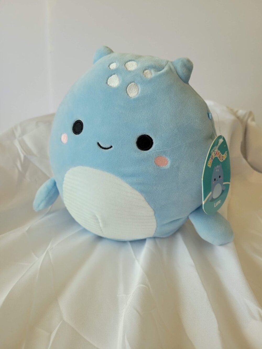 Squishmallows Lune the Loch Ness Monster Blue  8" NWT